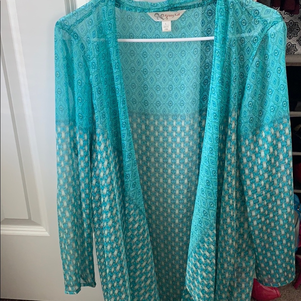 Open front shirt!!